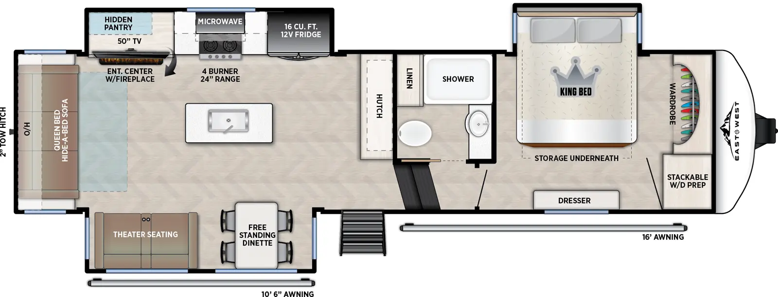 Blackthorn 2990MK Floorplan